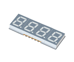 SMD-Four-digit LED 7-segment display