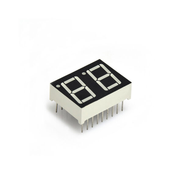 THT-Two-digit LED 7-segment display