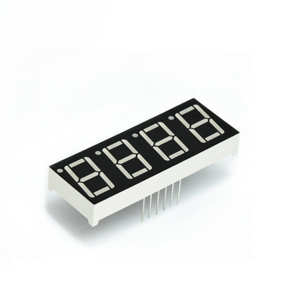 Through-hole 7-segment LED display