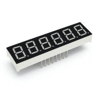 Six-digit LED 7-segment display